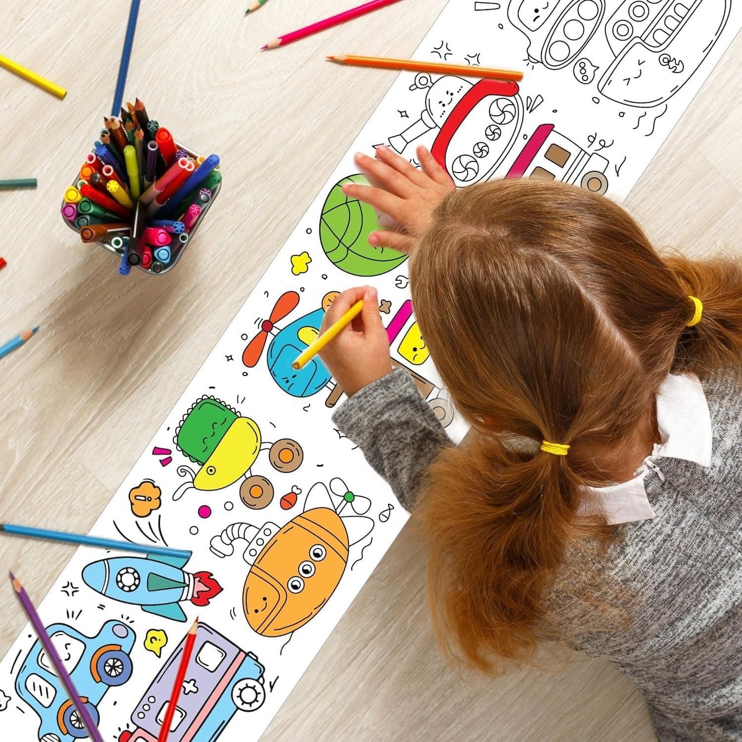 Colouring paper roll for toddlers and kids 😊