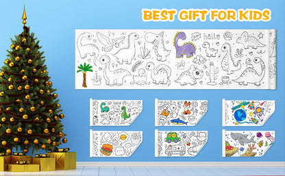 Colouring paper roll for toddlers and kids 😊