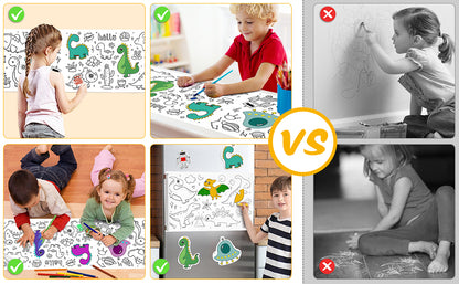 Colouring paper roll for toddlers and kids 😊